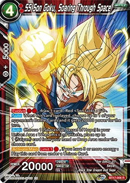 SS Son Goku, Soaring Through Space BT17-006 card