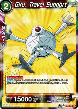 Giru, Travel Support BT17-015 card