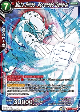 Meta-Rilldo, Ascended General BT17-017 card