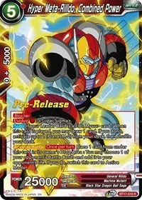 Hyper Meta-Rilldo, Combined Power BT17-018 Dragon Ball Masters card, Promo