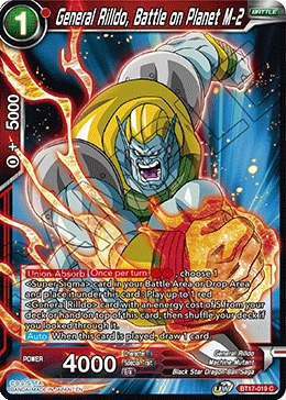 General Rilldo, Battle on Planet M-2 BT17-019 card