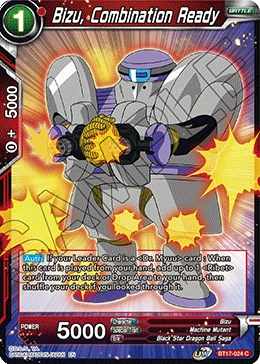 Bizu, Combination Ready BT17-024 card