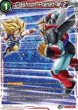 Clash on Planet M-2 BT17-029 card