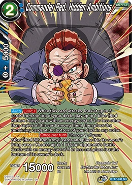 Commander Red, Hidden Ambitions BT17-036 card