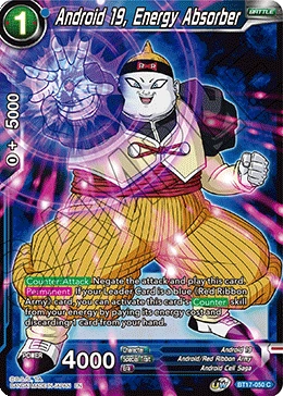 Android 19, Energy Absorber BT17-050 card