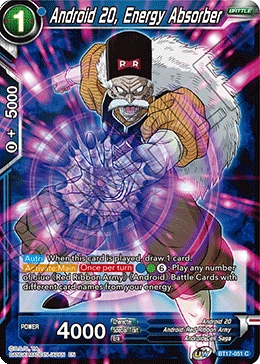 Android 20, Energy Absorber BT17-051 card