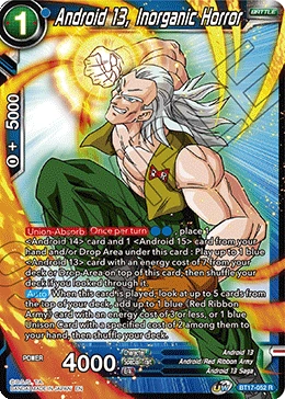 Android 13, Inorganic Horror BT17-052 card