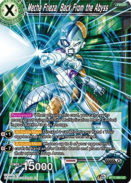 Mecha Frieza, Back From the Abyss BT17-065 Dragon Ball Masters card