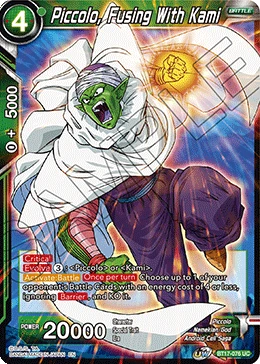Piccolo, Fusing With Kami BT17-076 card