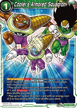 Cooler's Armored Squadron BT17-078 card