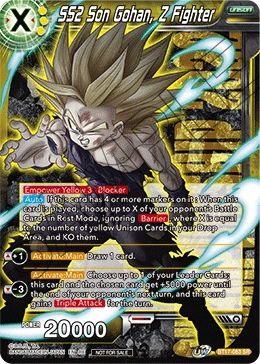 SS2 Son Gohan, Z Fighter BT17-083_SPR02 card