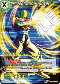 Piccolo, Z Fighter BT17-085 Dragon Ball Masters card, Promo