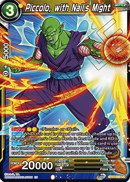 Piccolo, with Nail's Might BT17-090 Dragon Ball Masters card