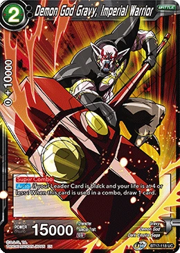 Demon God Gravy, Imperial Warrior BT17-118 card