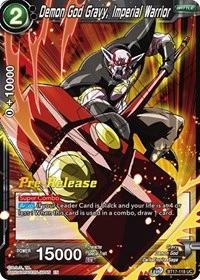 Demon God Gravy, Imperial Warrior BT17-118 Dragon Ball Masters card, Promo