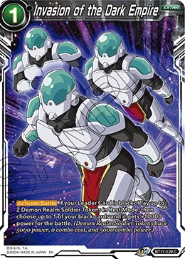 Invasion of the Dark Empire BT17-129 card