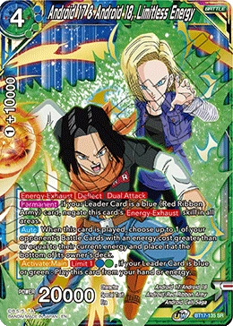 Android 17 & Android 18, Limitless Energy BT17-135 card