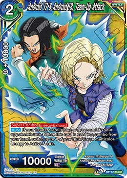 Android 17 & Android 18, Team-Up Attack BT17-136 card