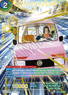 Android 17 & Android 18, Team-Up Attack BT17-136_SPR card