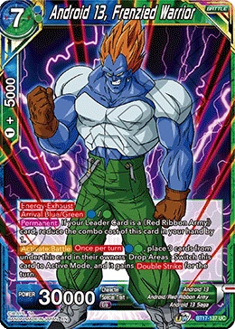 Android 13, Frenzied Warrior BT17-137 card