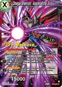 Omega Shenron, Assimilating Evil BT18-007_PR card