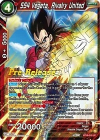 SS4 Vegeta, Rivalry United BT18-015_PR card