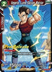 Vegeta, Lone Saiyan Warrior BT18-018_PR card