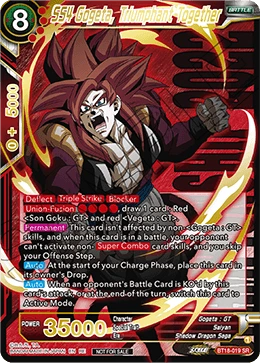 SS5 Gogeta, Triumphant Together BT18-019_SPR02