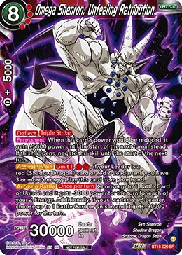 Omega Shenron, Unfeeling Retribution BT18-020_PR