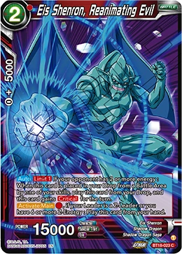 Eis Shenron, Reanimating Evil BT18-023 card