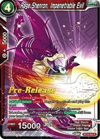Rage Shenron, Impenetrable Evil BT18-025 Dragon Ball Masters card, Promo