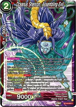 Oceanus Shenron, Assembling Evil BT18-026 card