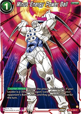 Minus Energy Power Ball BT18-028 card