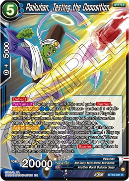 Paikuhan, Testing the Opposition BT18-041 card