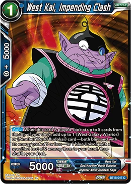 West Kai, Impending Clash BT18-047 card