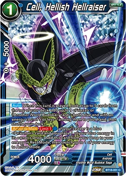 Cell, Hellish Hellraiser BT18-051 card