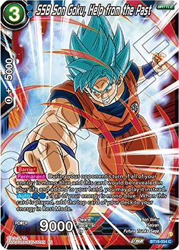 SSB Son Goku, Help from the Past BT18-054 card