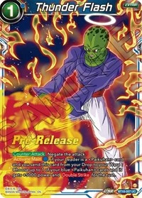 Thunder Flash BT18-057 Dragon Ball Masters card, Promo