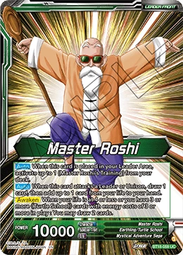 Master Roshi BT18-059 card