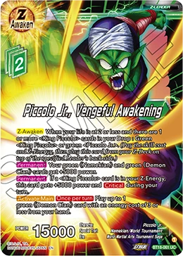 Piccolo Jr., Vengeful Awakening BT18-061 card