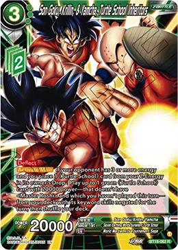 Son Goku, Krillin, & Yamcha, Turtle School Inheritors BT18-062 card