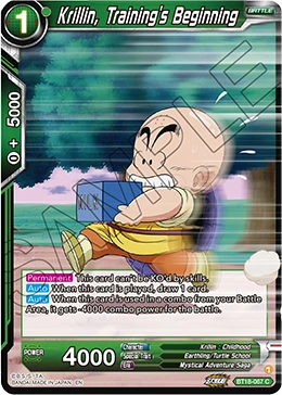 Krillin, Training's Beginning BT18-067 card