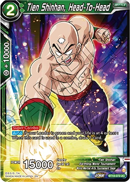 Tien Shinhan, Head-To-Head BT18-073 card