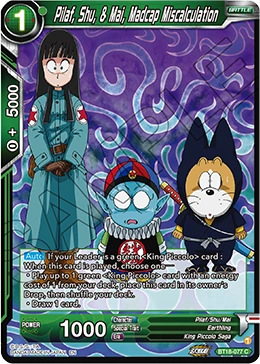 Pilaf, Shu, & Mai, Madcap Miscalculation BT18-077 card