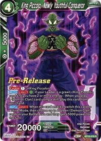 King Piccolo, Newly Youthful Conqueror BT18-078_PR card