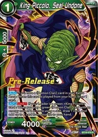King Piccolo, Seal Undone BT18-079_PR card