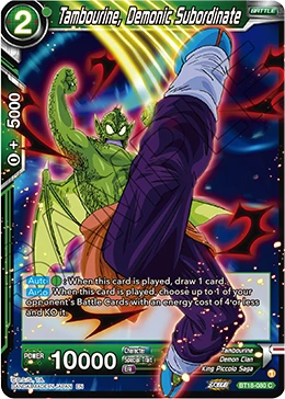 Tambourine, Demonic Subordinate BT18-080 card