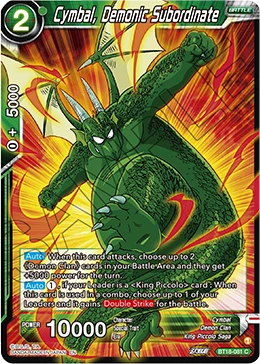 Cymbal, Demonic Subordinate BT18-081 card