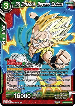 SS Gotenks, Beyond Serious BT18-086 card
