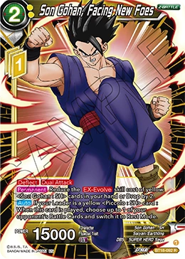 Son Gohan, Facing New Foes BT18-092 Dragon Ball Masters card